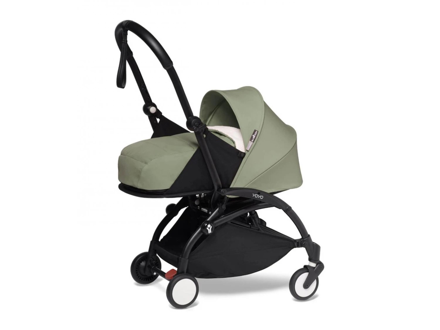 Babyzen BU1026 - Poussette YOYO² - Pack 0+/6+ Olive - Cadre Noir 3 Babyzen BU1026 - Poussette YOYO² - Pack 0+/6+ Olive - Cadre Noir – Image 3