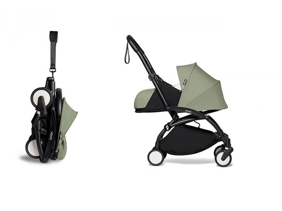 Babyzen BU1026 - Poussette YOYO² - Pack 0+/6+ Olive - Cadre Noir 2 Babyzen BU1026 - Poussette YOYO² - Pack 0+/6+ Olive - Cadre Noir – Image 2