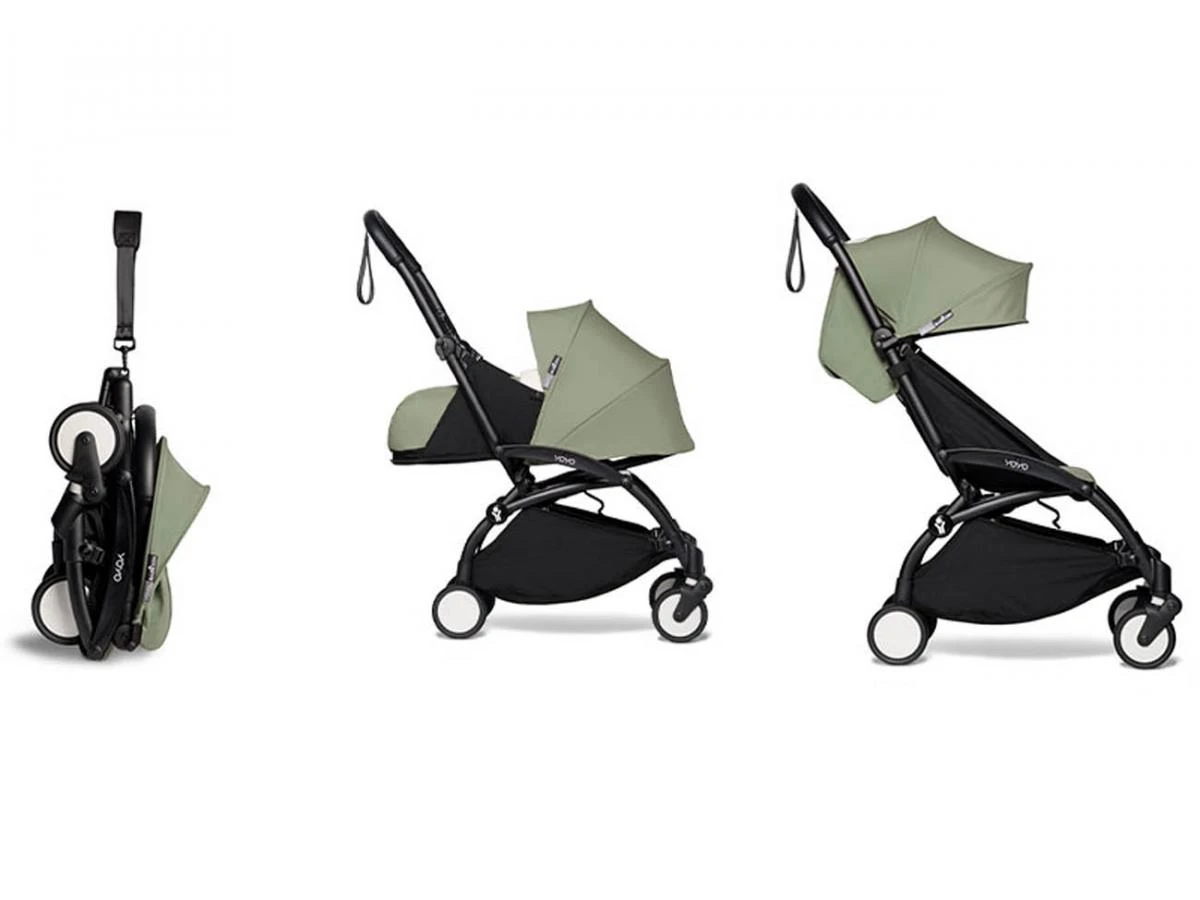Babyzen BU1026 - Poussette YOYO² - Pack 0+/6+ Olive - Cadre Noir 1 Babyzen BU1026 - Poussette YOYO² - Pack 0+/6+ Olive - Cadre Noir