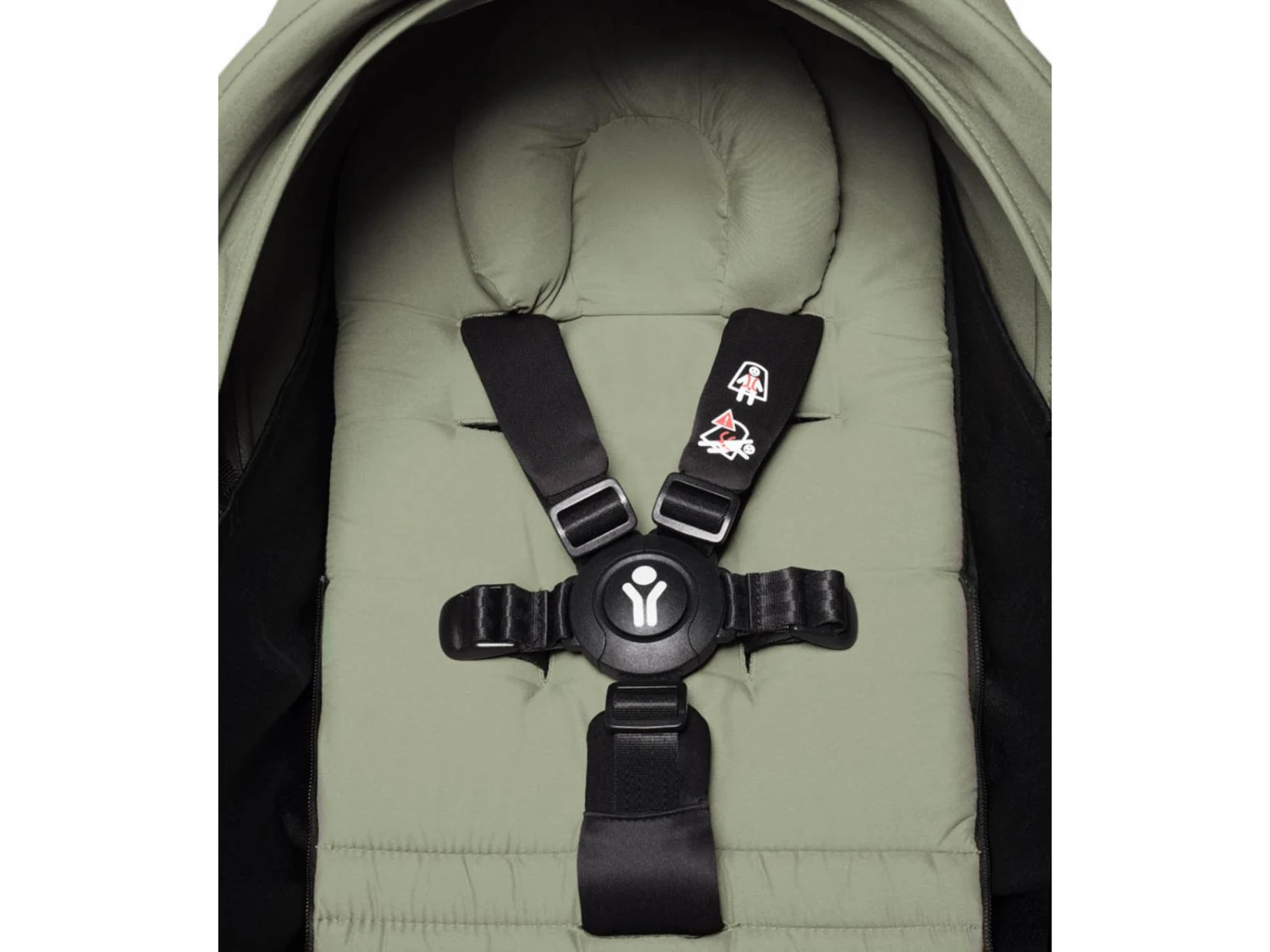 Babyzen BU1027 - Poussette YOYO² - Pack 0+/6+ Olive - Cadre Blanc 4 Babyzen BU1027 - Poussette YOYO² - Pack 0+/6+ Olive - Cadre Blanc – Image 4