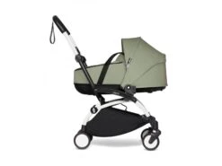 Babyzen BU1029 - Poussette YOYO²Nacelle Olive - Cadre Blanc