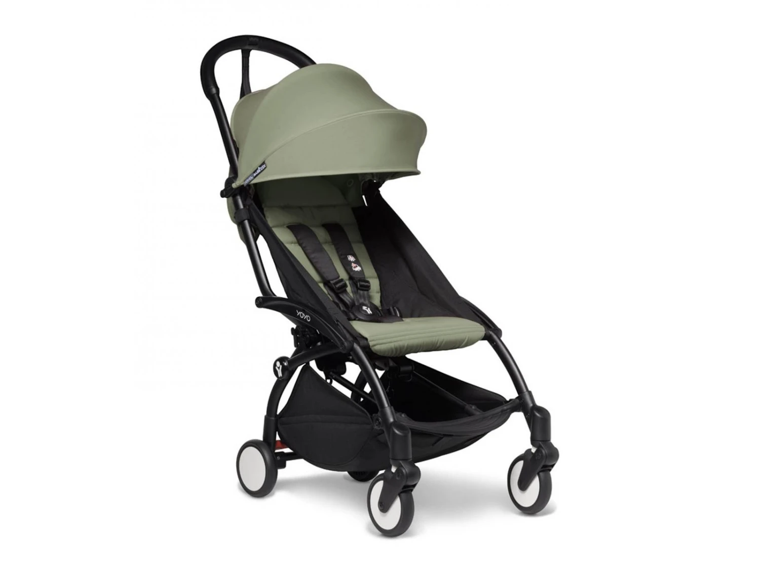 Babyzen BU1032 - Poussette YOYO² 6+ Olive, Siège Auto - Cadre Noir 4 Babyzen BU1032 - Poussette YOYO² 6+ Olive, Siège Auto - Cadre Noir – Image 4