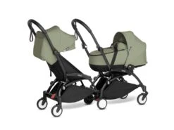 Babyzen BU1052 - Cadre YOYO Connect Noir Et Pack 6+ Olive -Poussette Promotion Boutique babyzen bu1052 cadre yoyo connect noir et pack 6 olive 1400 2