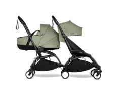 Babyzen BU1054 - Cadre YOYO Connect Noir Et Nacelle Olive -Poussette Promotion Boutique babyzen bu1054 cadre yoyo connect noir et nacelle olive 1400 2