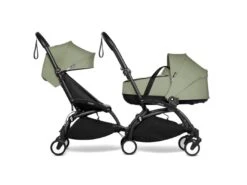 Poussette Promotion Boutique -Poussette Promotion Boutique babyzen bu1060 poussette double yoyo nacelle 6 olive cadre noir 1400 1