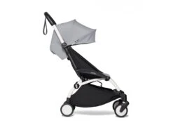 Babyzen BU1079 - Poussette YOYO² 6+ Stone - Cadre Blanc