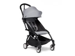 Babyzen BU1080 - Poussette YOYO² 6+ Stone - Cadre Noir