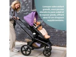 100051001 - Poussette Bugaboo Fox 5 Complète GRAPHITE - Bleu Tempête Noir (Stormy Blue) -Poussette Promotion Boutique bugaboo 100051001 poussette bugaboo fox 5 complete graphite bleu tempete noir stormy blue 1600 5