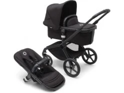 100051002 - Poussette Bugaboo Fox 5 Complète Noire - Nuit Noir (Midnight Black)