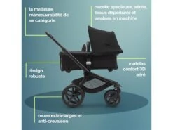 100051002 - Poussette Bugaboo Fox 5 Complète Noire - Nuit Noir (Midnight Black) 11 100051002 - Poussette Bugaboo Fox 5 Complète Noire - Nuit Noir (Midnight Black) -Poussette Promotion Boutique bugaboo 100051002 poussette bugaboo fox 5 complete noire nuit noir midnight black 1600 4