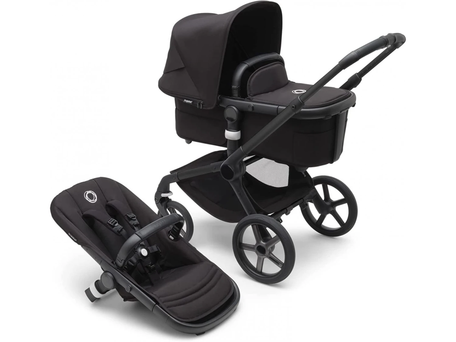 100051002 - Poussette Bugaboo Fox 5 Complète Noire - Nuit Noir (Midnight Black) 1 100051002 - Poussette Bugaboo Fox 5 Complète Noire - Nuit Noir (Midnight Black)