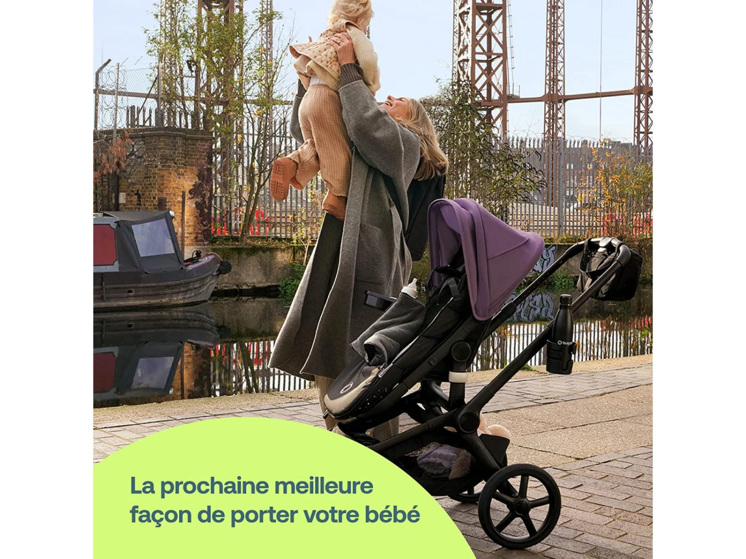 100051031 - Poussette Bugaboo Fox 5 Complète Noire - Vert Forêt (Forest Green) 7 100051031 - Poussette Bugaboo Fox 5 Complète Noire - Vert Forêt (Forest Green) – Image 7