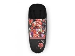 CYBEX 522000033 - Chancelière Hiver Platinum Collection Spring Blossom Dark Noir