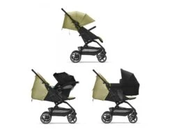 CYBEX 522001151 - Poussette Compacte Tout-Terrain Eezy S +2 - Nature Green -Poussette Promotion Boutique cybex 522001151 poussette compacte tout terrain eezy s 2 nature green 1600 3