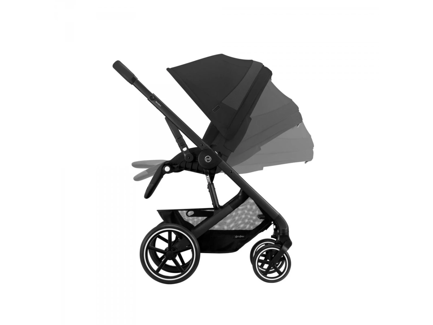 CYBEX 522002533 - Poussette Tout-Terrain Balios S Lux - Châssis Noir Et Siège Moon Black 8 CYBEX 522002533 - Poussette Tout-Terrain Balios S Lux - Châssis Noir Et Siège Moon Black – Image 8