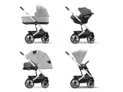 CYBEX 522002589 - La Poussette Conçue Pour Le Grand Air Talos S Lux - Châssis Silver Et Siège Lava Grey -Poussette Promotion Boutique cybex 522002589 la poussette concue pour le grand air talos s lux chassis silver et siege lava grey 1600 9
