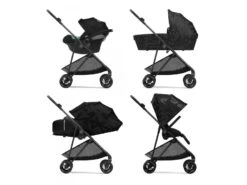 CYBEX 522002631 - Poussette Citadine Ultra Légère Melio Street 3 - Real Black -Poussette Promotion Boutique cybex 522002631 poussette citadine ultra legere melio street 3 real black 1600 4
