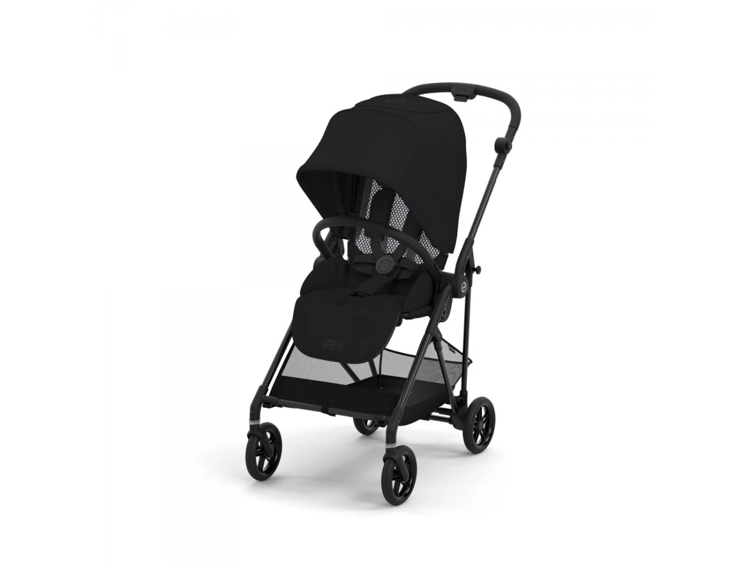 CYBEX 522002639 - Poussette Citadine Ultra Légère Melio Carbon 3 - Moon Black 1 CYBEX 522002639 - Poussette Citadine Ultra Légère Melio Carbon 3 - Moon Black