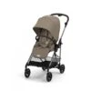 CYBEX 522002643 - Poussette Citadine Ultra Légère Melio 3 - Taupe / Seashell Beige