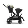 CYBEX 522002703 - Poussette Double Gazelle S - Châssis Noir Et Siège Moon Black