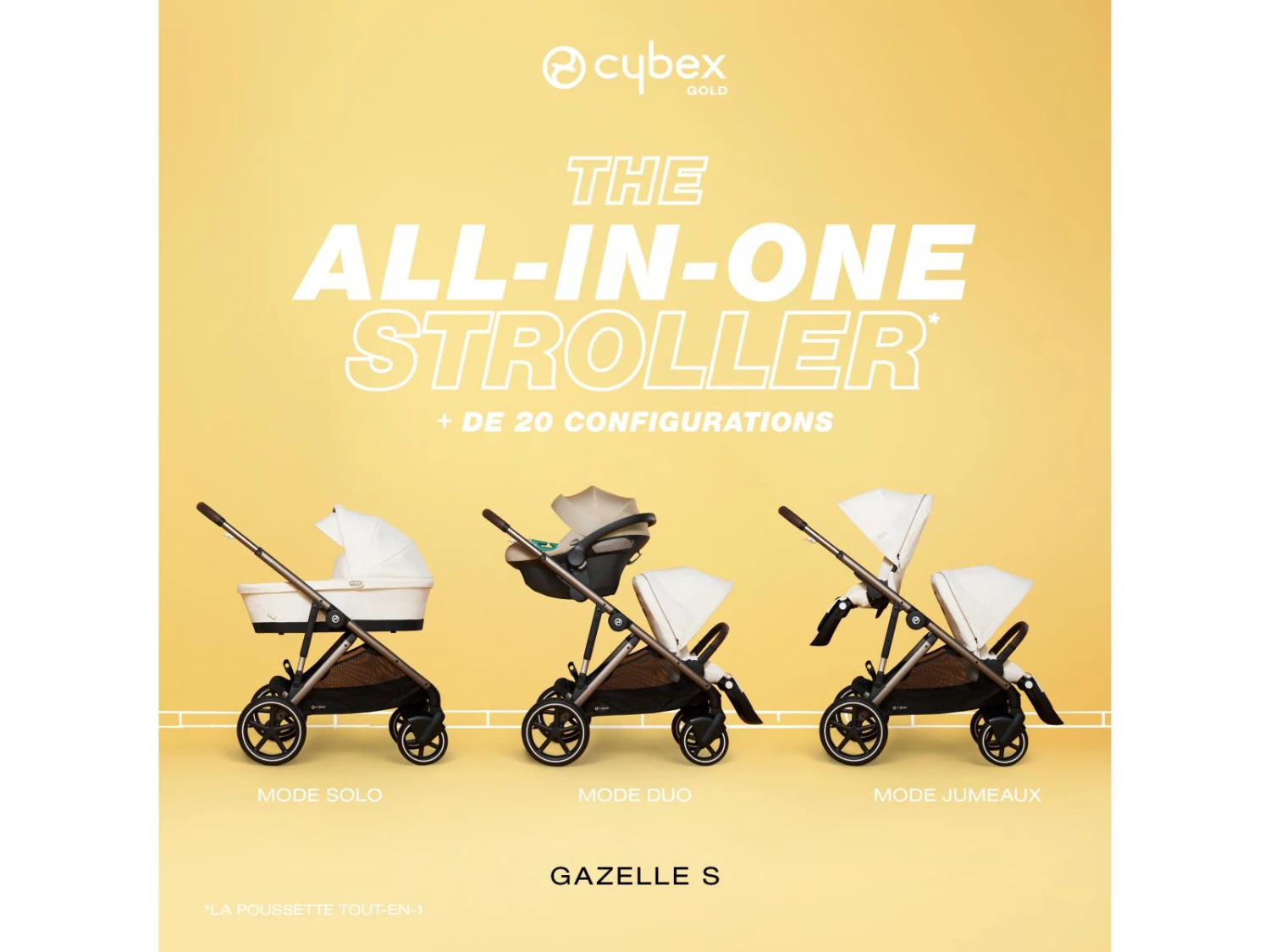 CYBEX 522002705 - Poussette Double Gazelle S - Châssis Silver Et Siège Lava Grey 2 CYBEX 522002705 - Poussette Double Gazelle S - Châssis Silver Et Siège Lava Grey – Image 2