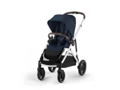 CYBEX 522002707 - Poussette Double Gazelle S - Châssis Silver Et Siège Ocean Blue -Poussette Promotion Boutique cybex 522002707 poussette double gazelle s chassis silver et siege ocean blue 1600 4