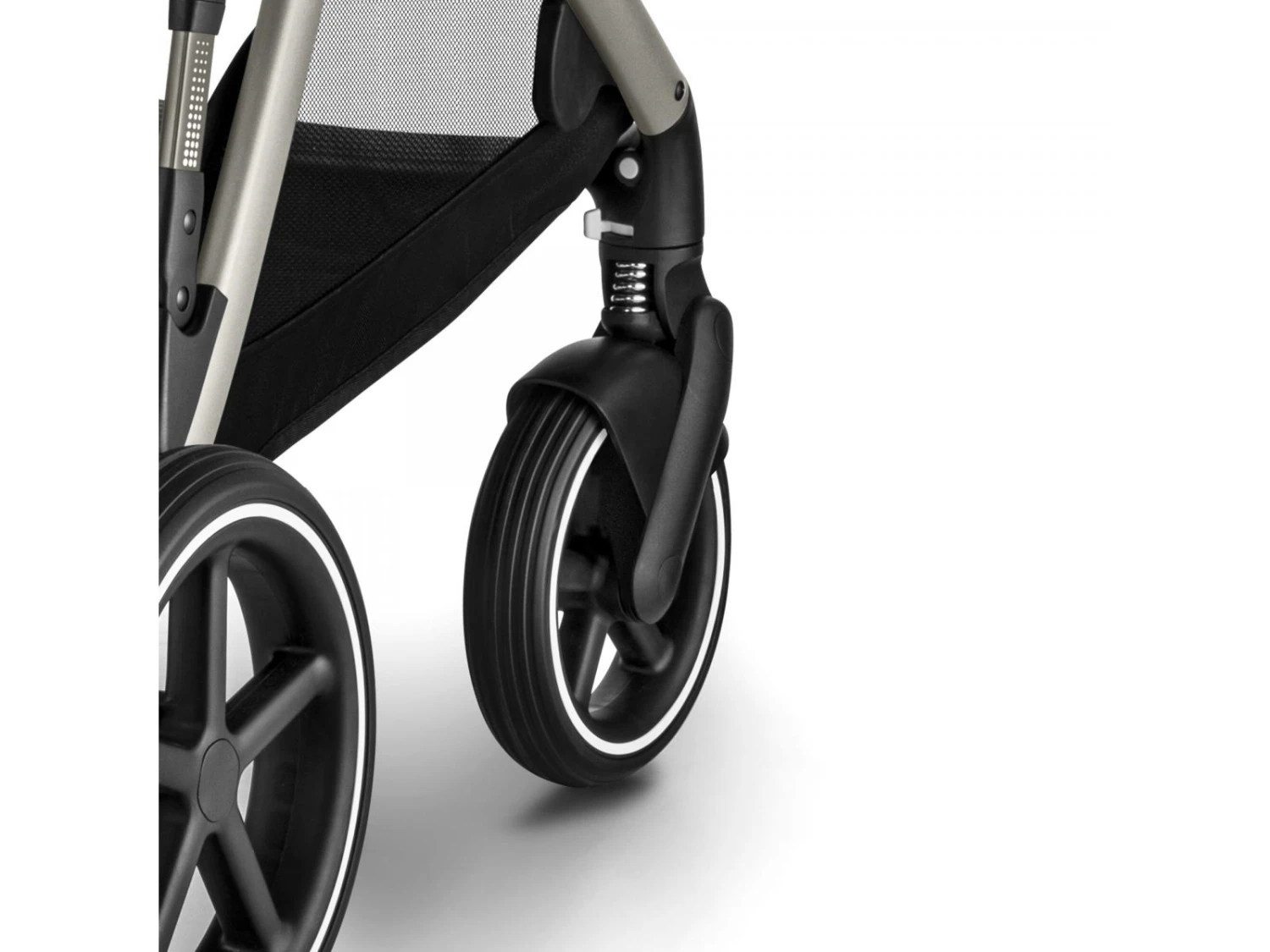 CYBEX 522002713 - Poussette Double Gazelle S - Châssis Taupe Et Siège Seashell Beige 9 CYBEX 522002713 - Poussette Double Gazelle S - Châssis Taupe Et Siège Seashell Beige – Image 9