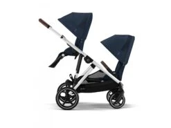 CYBEX 522002723 - Poussette Double Gazelle S Unité De Siège - Ocean Blue Avec Châssis Silver -Poussette Promotion Boutique cybex 522002723 poussette double gazelle s unite de siege ocean blue avec chassis silver 1600 5