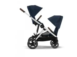 CYBEX 522002723 - Poussette Double Gazelle S Unité De Siège - Ocean Blue Avec Châssis Silver -Poussette Promotion Boutique cybex 522002723 poussette double gazelle s unite de siege ocean blue avec chassis silver 1600 6
