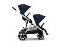 CYBEX 522002723 - Poussette Double Gazelle S Unité De Siège - Ocean Blue Avec Châssis Silver -Poussette Promotion Boutique cybex 522002723 poussette double gazelle s unite de siege ocean blue avec chassis silver 1600 8