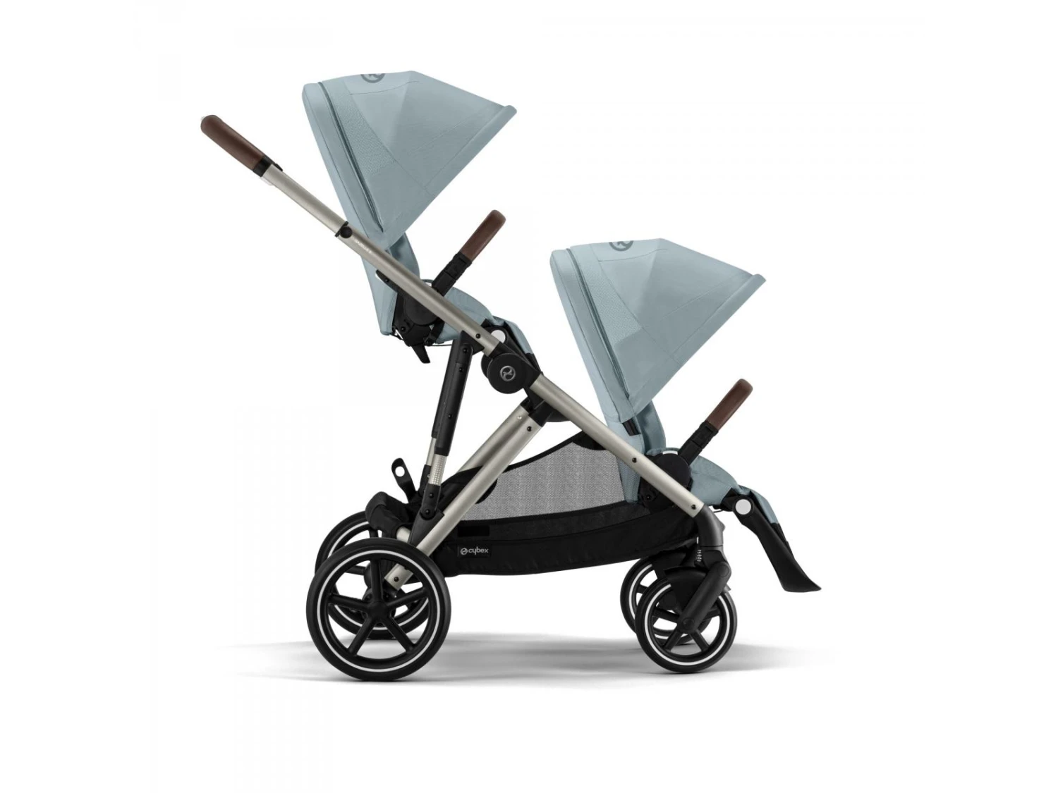 CYBEX 522002725 - Poussette Double Gazelle S Unité De Siège - Sky Blue Avec Châssis Taupe 9 CYBEX 522002725 - Poussette Double Gazelle S Unité De Siège - Sky Blue Avec Châssis Taupe – Image 9