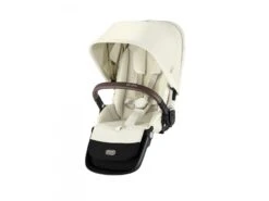 CYBEX 522002729 - Poussette Double Gazelle S Unité De Siège - Seashell Beige Avec Châssis Taupe