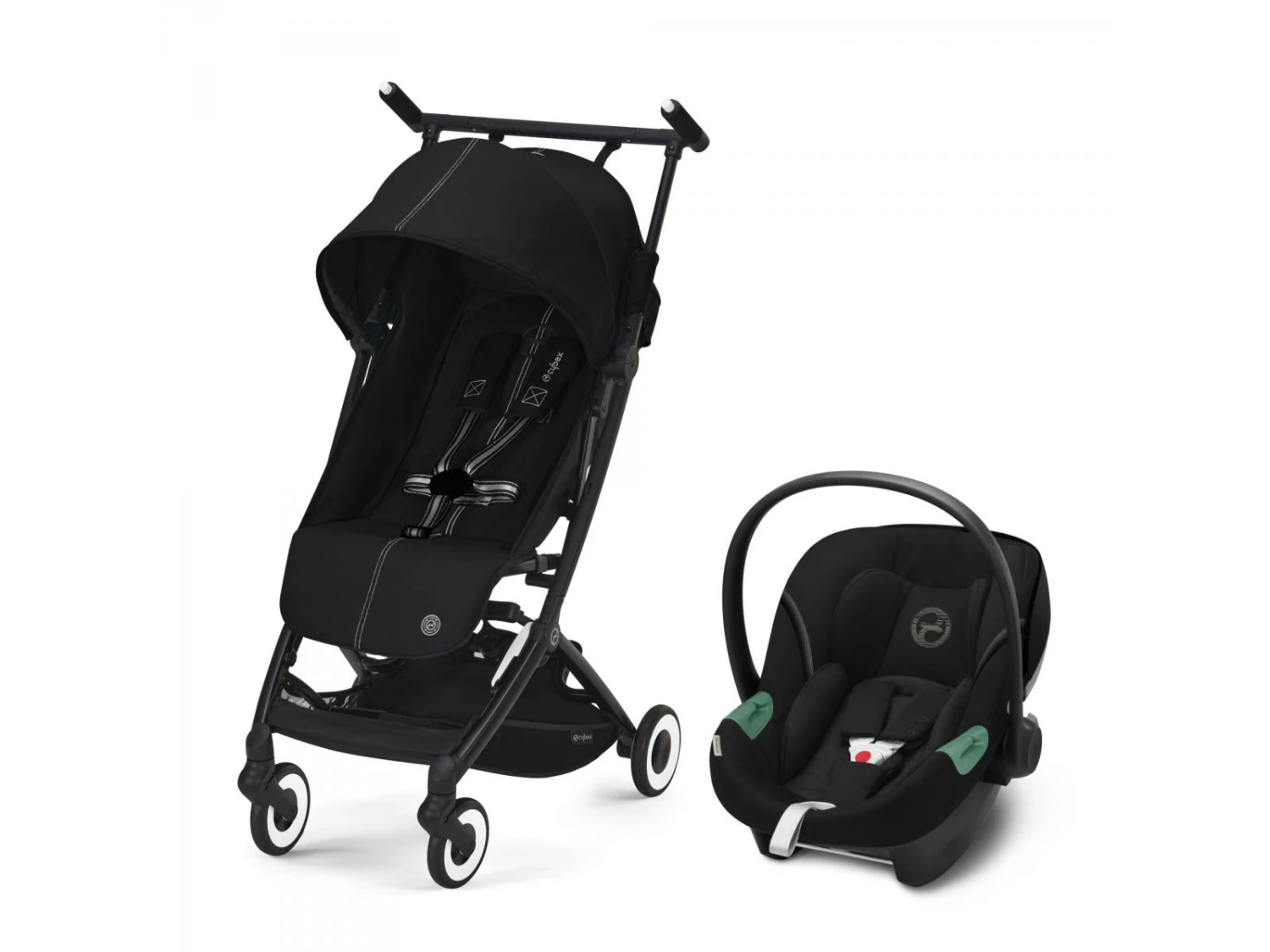 CYBEX 522003719 - Poussette Ultra Compacte Libelle Incl Coque Auto Siège Auto Aton S2 I-SIZE - Moon Black 1 CYBEX 522003719 - Poussette Ultra Compacte Libelle Incl Coque Auto Siège Auto Aton S2 I-SIZE - Moon Black