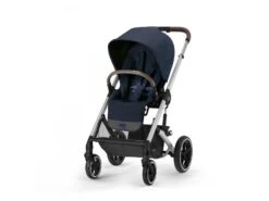 CYBEX 522003755 - Poussette Tout-Terrain Balios S Lux - Châssis Silver Et Siège Ocean Blue