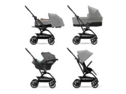 CYBEX 522003769 - Poussette Compacte Et Rotative Eezy S Twist+2 - Châssis Noir Et Siège Lava Grey - Système De Rotation 360° -Poussette Promotion Boutique cybex 522003769 poussette compacte et rotative eezy s twist 2 chassis noir et siege lava grey systeme de rotation 360 1600 5