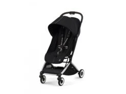 CYBEX 522004191 - Orfeo - Poussette De Voyage Ultra Compacte, Légère Et Confortable - Moon Black