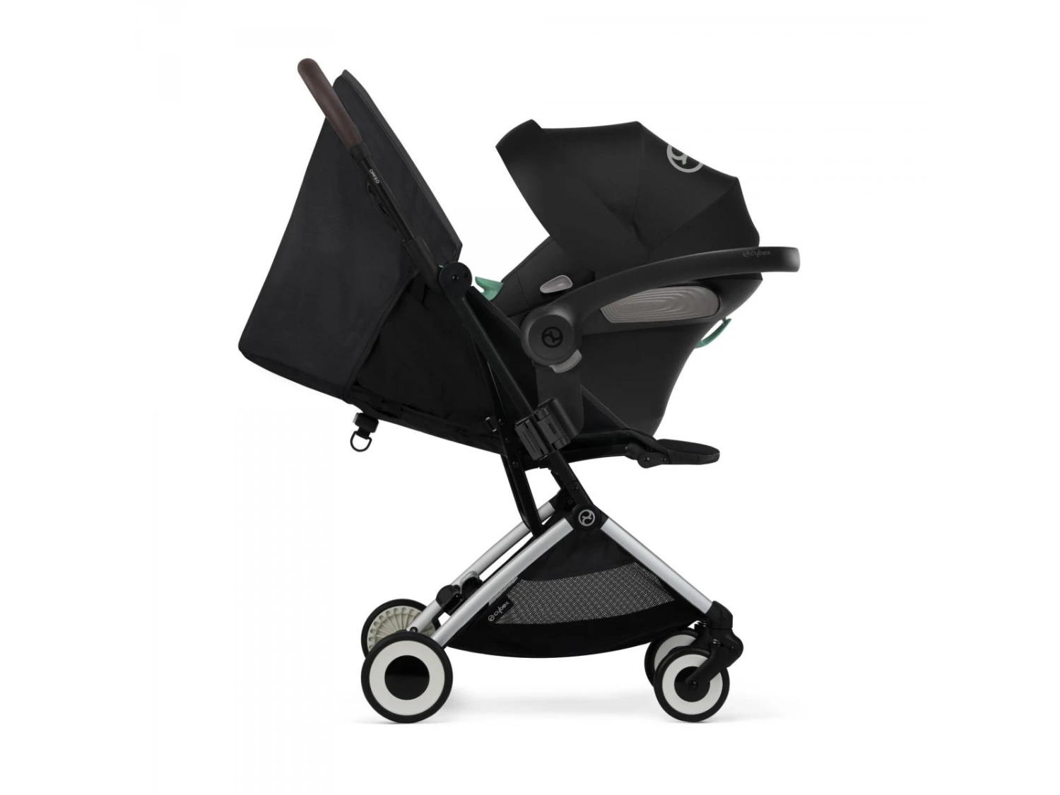 CYBEX 522004191 - Orfeo - Poussette De Voyage Ultra Compacte, Légère Et Confortable - Moon Black 6 CYBEX 522004191 - Orfeo - Poussette De Voyage Ultra Compacte, Légère Et Confortable - Moon Black – Image 6