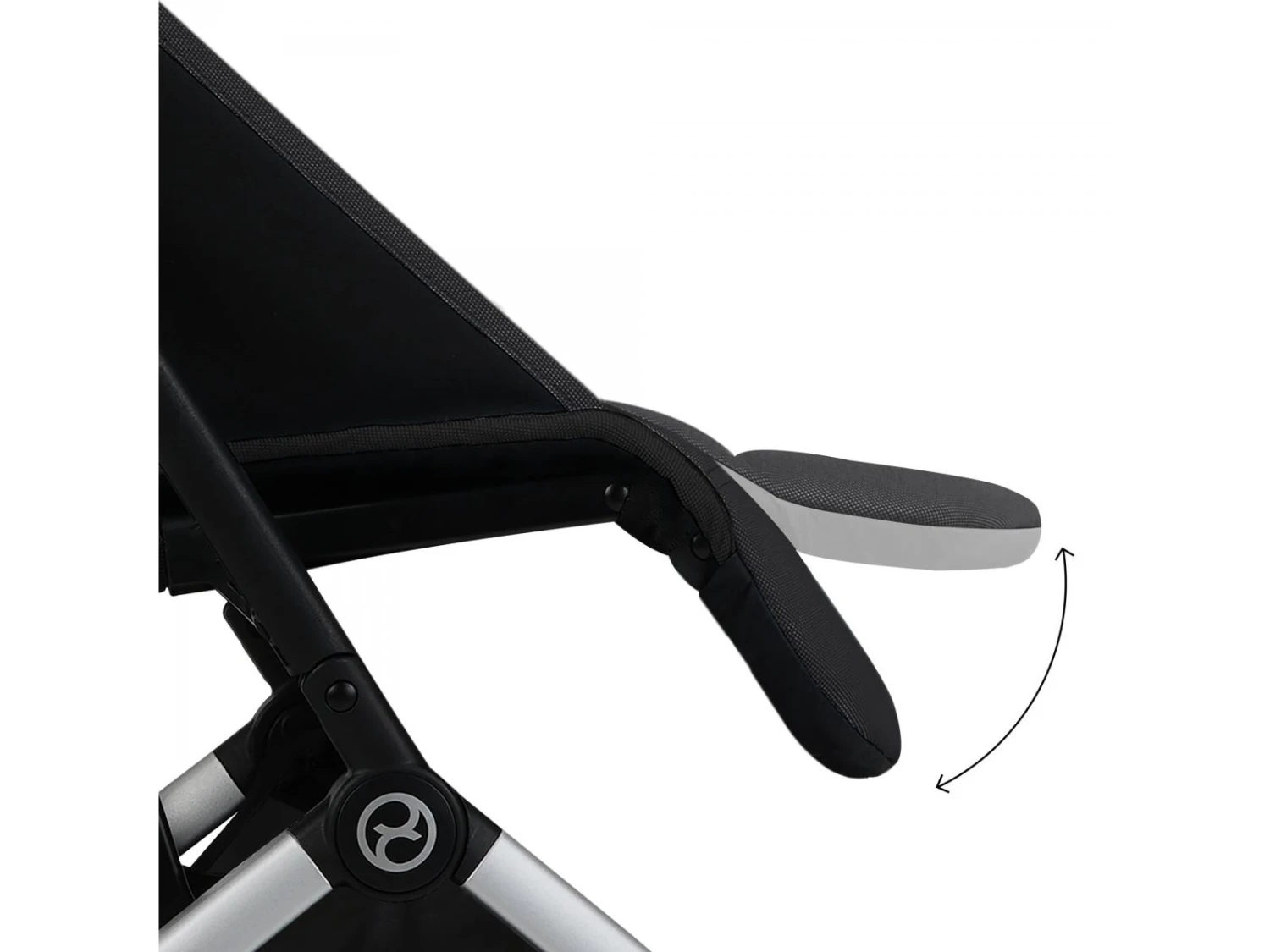 CYBEX 522004191 - Orfeo - Poussette De Voyage Ultra Compacte, Légère Et Confortable - Moon Black 9 CYBEX 522004191 - Orfeo - Poussette De Voyage Ultra Compacte, Légère Et Confortable - Moon Black – Image 9