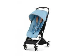 CYBEX 522004203 - Orfeo - Poussette De Voyage Ultra Compacte, Légère Et Confortable - Beach Blue