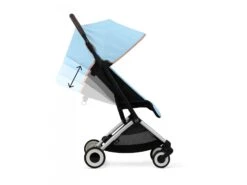 CYBEX 522004203 - Orfeo - Poussette De Voyage Ultra Compacte, Légère Et Confortable - Beach Blue -Poussette Promotion Boutique cybex 522004203 orfeo poussette de voyage ultra compacte legere et confortable beach blue 1600 4