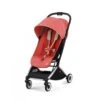 CYBEX 522004207 - Orfeo - Poussette De Voyage Ultra Compacte, Légère Et Confortable - Hibiscus Red
