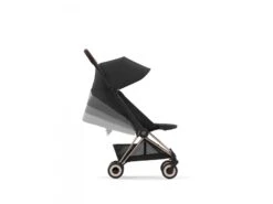 CYBEX 522004245 - Coya - Poussette Citadine Ultra Compacte - Châssis Rose Gold Et Siège Sepia Black -Poussette Promotion Boutique cybex 522004245 coya poussette citadine ultra compacte chassis rose gold et siege sepia black 1600 2