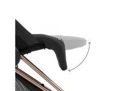 CYBEX 522004245 - Coya - Poussette Citadine Ultra Compacte - Châssis Rose Gold Et Siège Sepia Black -Poussette Promotion Boutique cybex 522004245 coya poussette citadine ultra compacte chassis rose gold et siege sepia black 1600 3