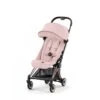 CYBEX 522004275 - Coya - Poussette Citadine Ultra Compacte - Châssis Rose Gold Et Siège Peach Pink