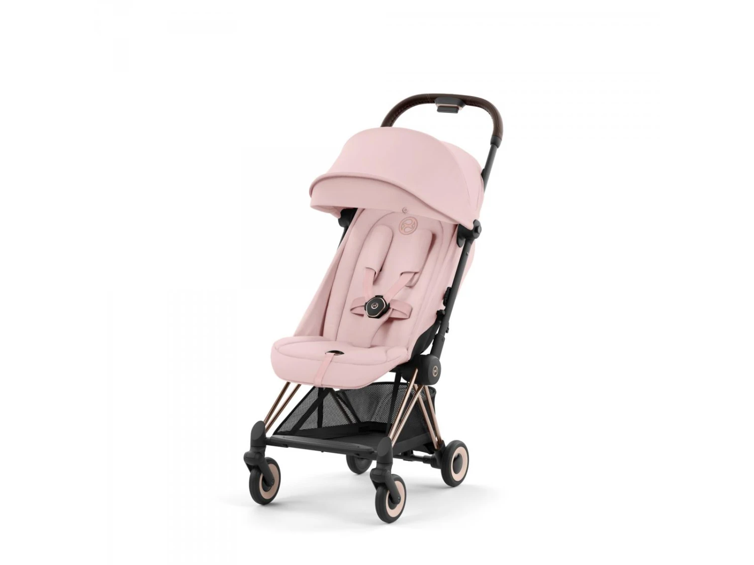 CYBEX 522004275 - Coya - Poussette Citadine Ultra Compacte - Châssis Rose Gold Et Siège Peach Pink 1 CYBEX 522004275 - Coya - Poussette Citadine Ultra Compacte - Châssis Rose Gold Et Siège Peach Pink