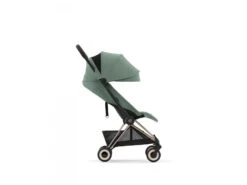 CYBEX 522004285 - Coya - Poussette Citadine Ultra Compacte - Châssis Rose Gold Et Siège Leaf Green -Poussette Promotion Boutique cybex 522004285 coya poussette citadine ultra compacte chassis rose gold et siege leaf green 1600 2