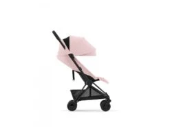 CYBEX 522004345 - Coya - Poussette Citadine Ultra Compacte - Châssis Matt Black Et Siège Peach Pink -Poussette Promotion Boutique cybex 522004345 coya poussette citadine ultra compacte chassis matt black et siege peach pink 1600 2