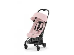 CYBEX 522004345 - Coya - Poussette Citadine Ultra Compacte - Châssis Matt Black Et Siège Peach Pink -Poussette Promotion Boutique cybex 522004345 coya poussette citadine ultra compacte chassis matt black et siege peach pink 1600 3
