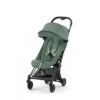 CYBEX 522004355 - Coya - Poussette Citadine Ultra Compacte - Châssis Matt Black Et Siège Leaf Green