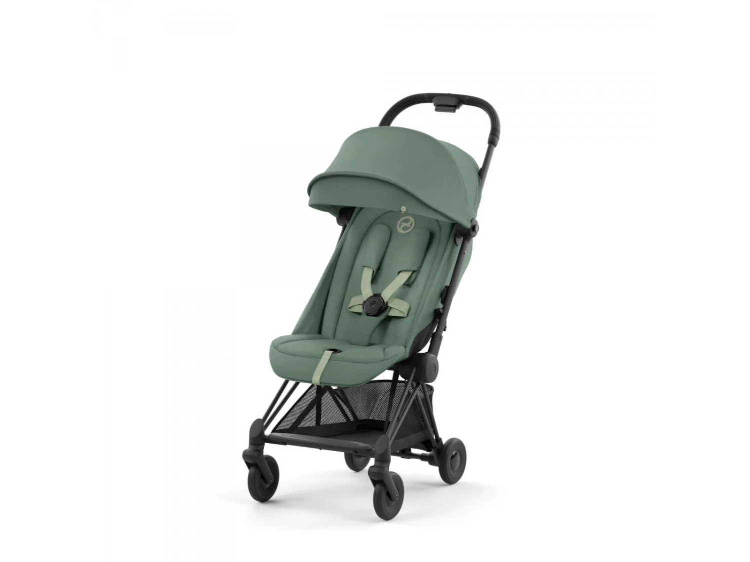 CYBEX 522004355 - Coya - Poussette Citadine Ultra Compacte - Châssis Matt Black Et Siège Leaf Green 1 CYBEX 522004355 - Coya - Poussette Citadine Ultra Compacte - Châssis Matt Black Et Siège Leaf Green